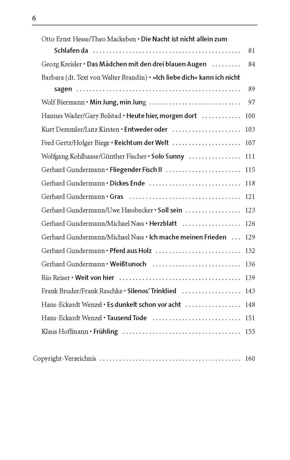 Seemann Henschel 33 Lieder für Schauspieler Theaterbuch Gesang