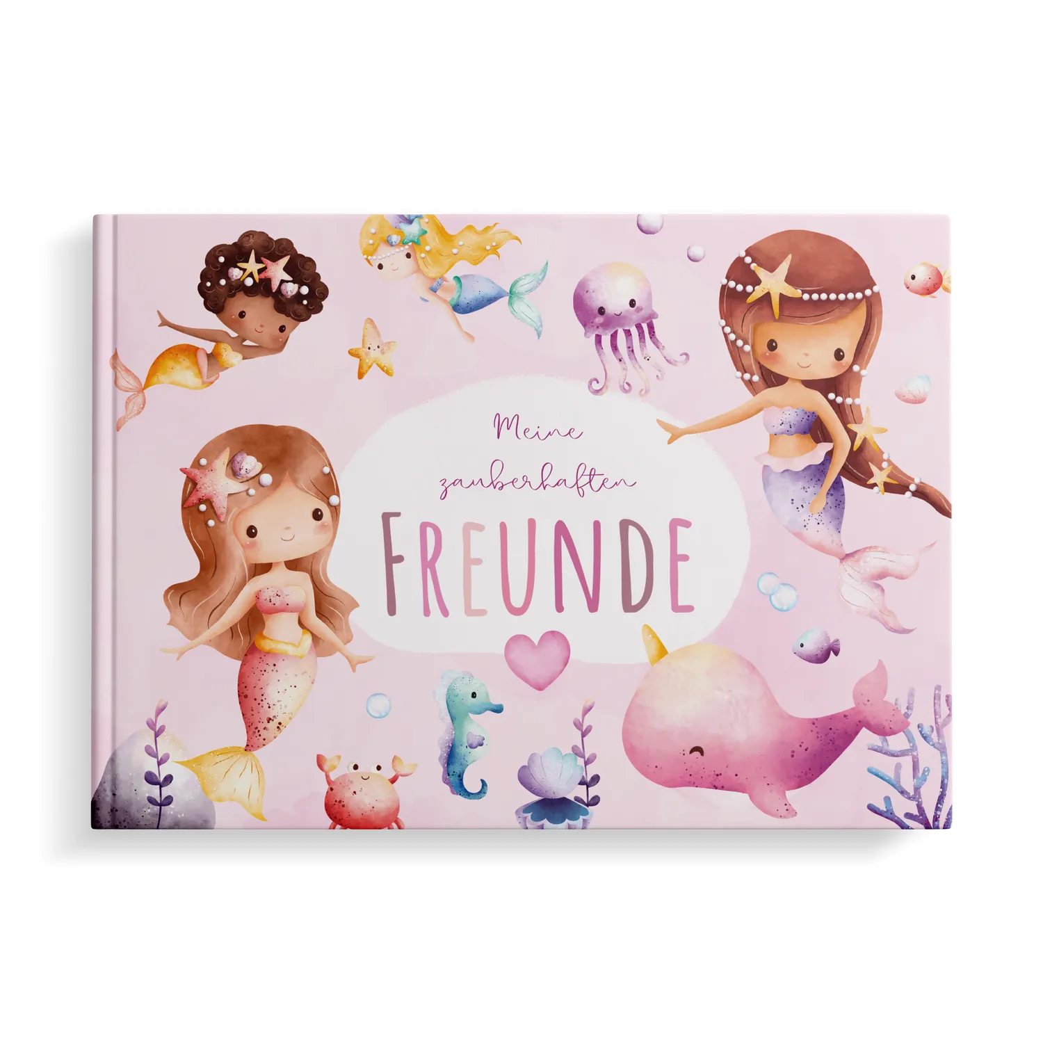 MeinBaby123 Meerjungfrauen Freundebuch Kinder Hardcover 76S