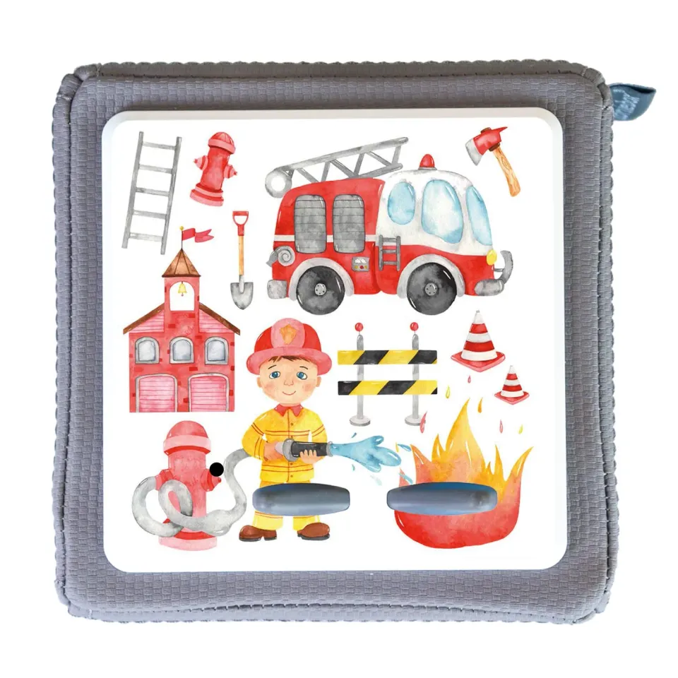 MeinBaby123 Toniebox Schutzfolie Feuerwehr Sticker einzeln