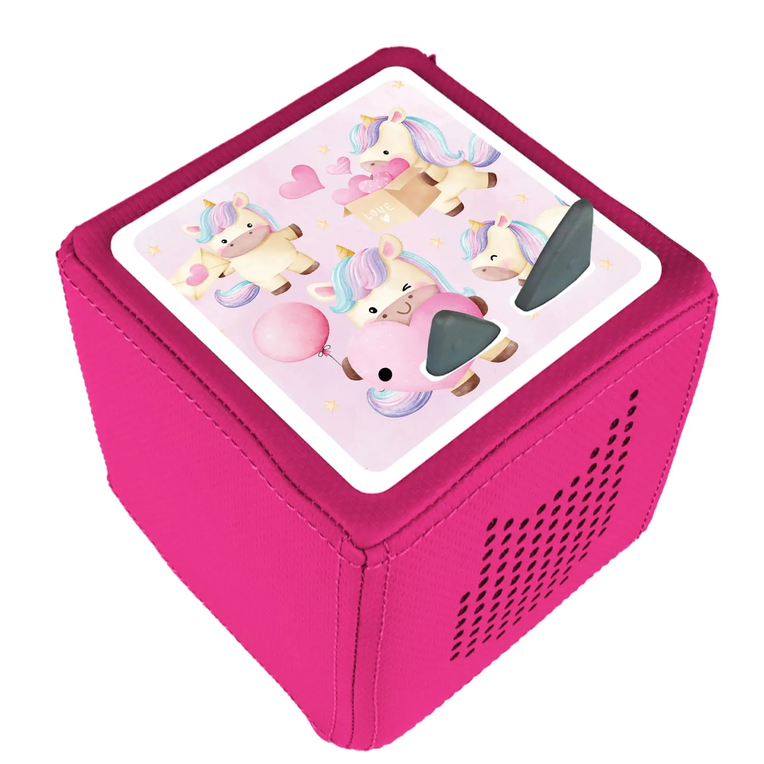 MeinBaby123 Toniebox Einhorn Schutzfolie selbstklebend wasserfest