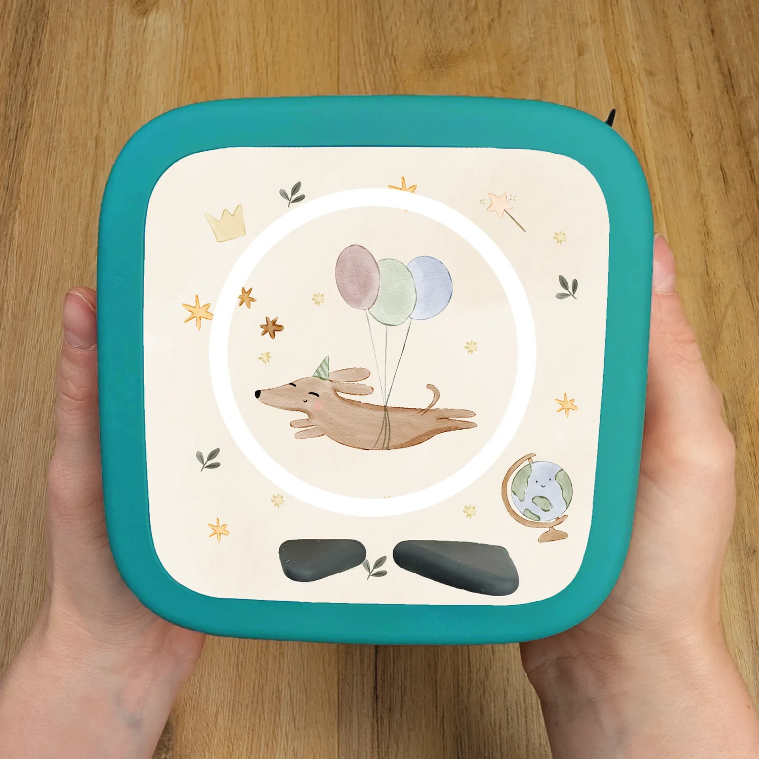 MeinBaby123 Toniebox 2 Schutzfolie Hund Luftballons Sticker