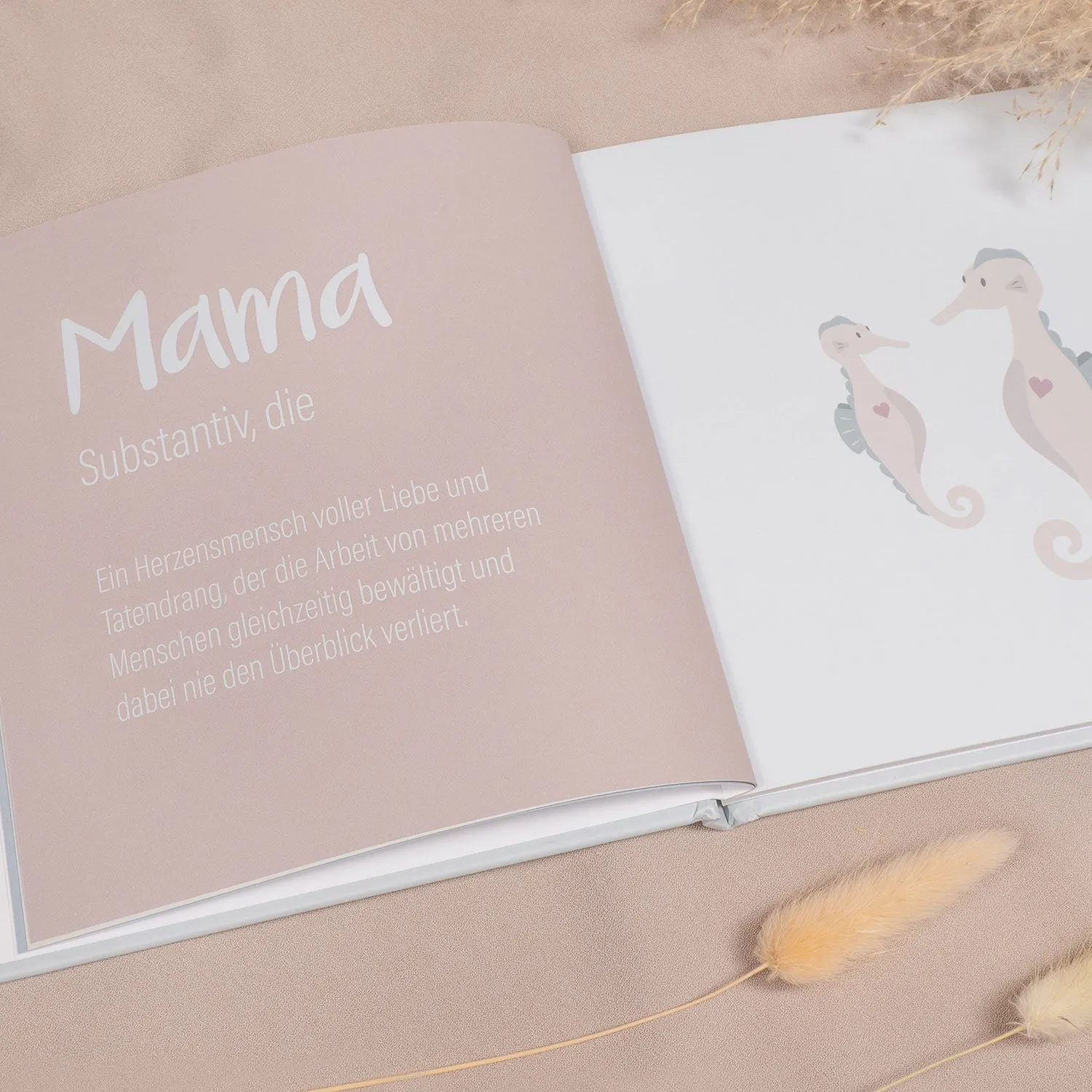 MINTKIND Mama Du bist toll Geschenkbuch 32 Seiten Goldfolie