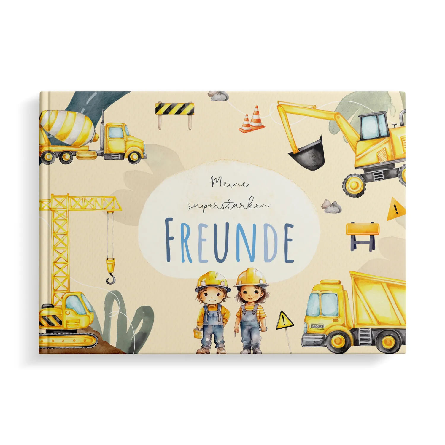 MeinBaby123 Freundebuch Bagger Hardcover 26 Freunde