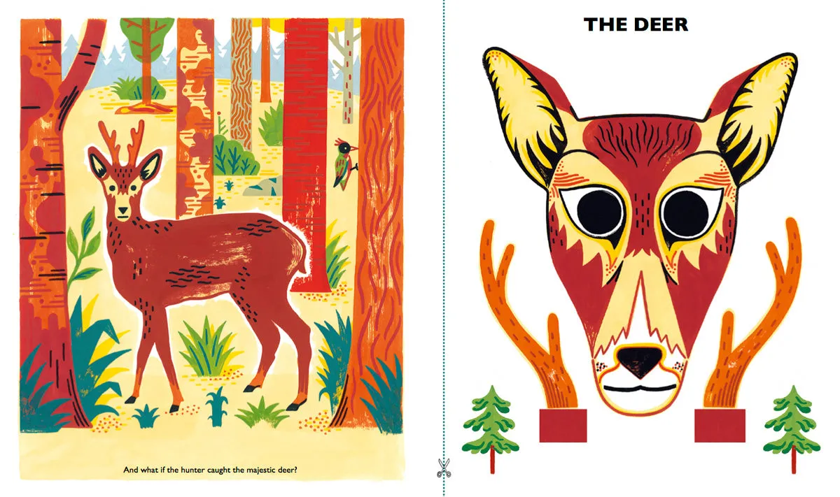 Little Gestalten Masks in the Forest Maskenbuch ab 3