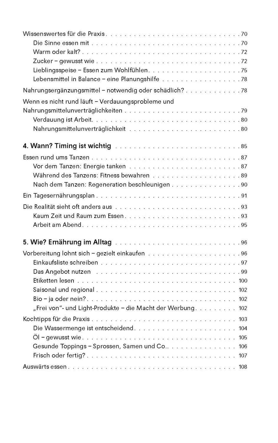 Seemann Henschel Ernährung für Tänzer Sachbuch Tanz