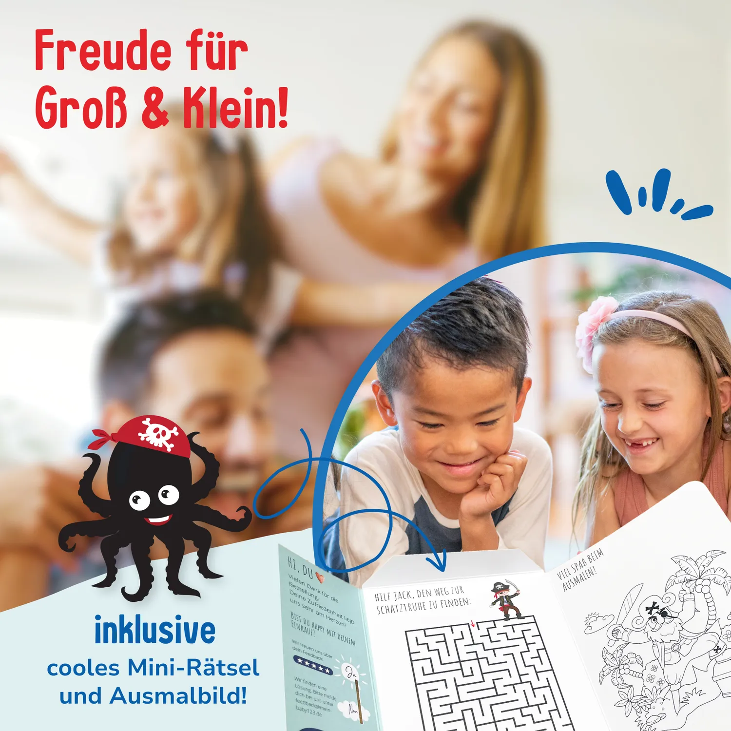 MeinBaby123 Piraten Kinder Tattoos 110er hautfreundlich