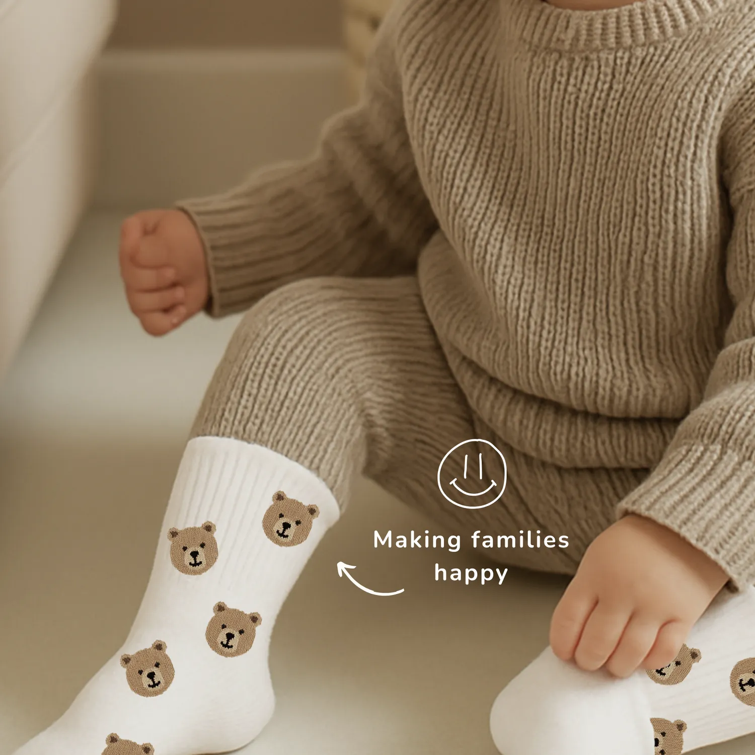 MeinBaby123 Babysocken Teddy Set Baumwolle 3-24 Monate