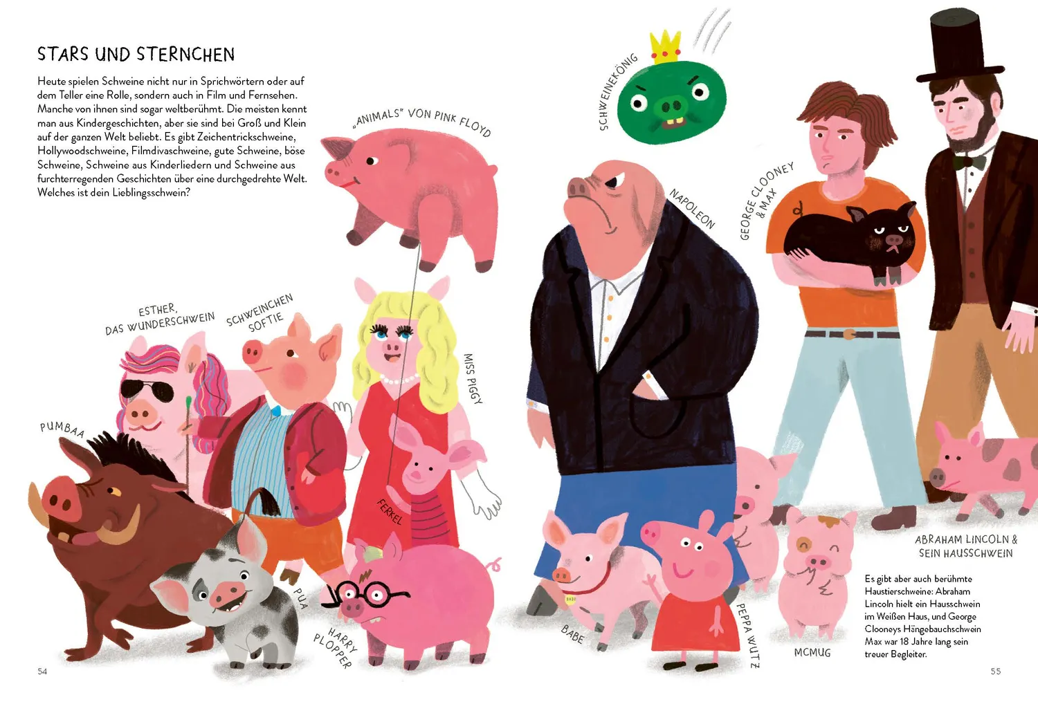 Kleine Gestalten Schwein gehabt Kinderbuch Schweine