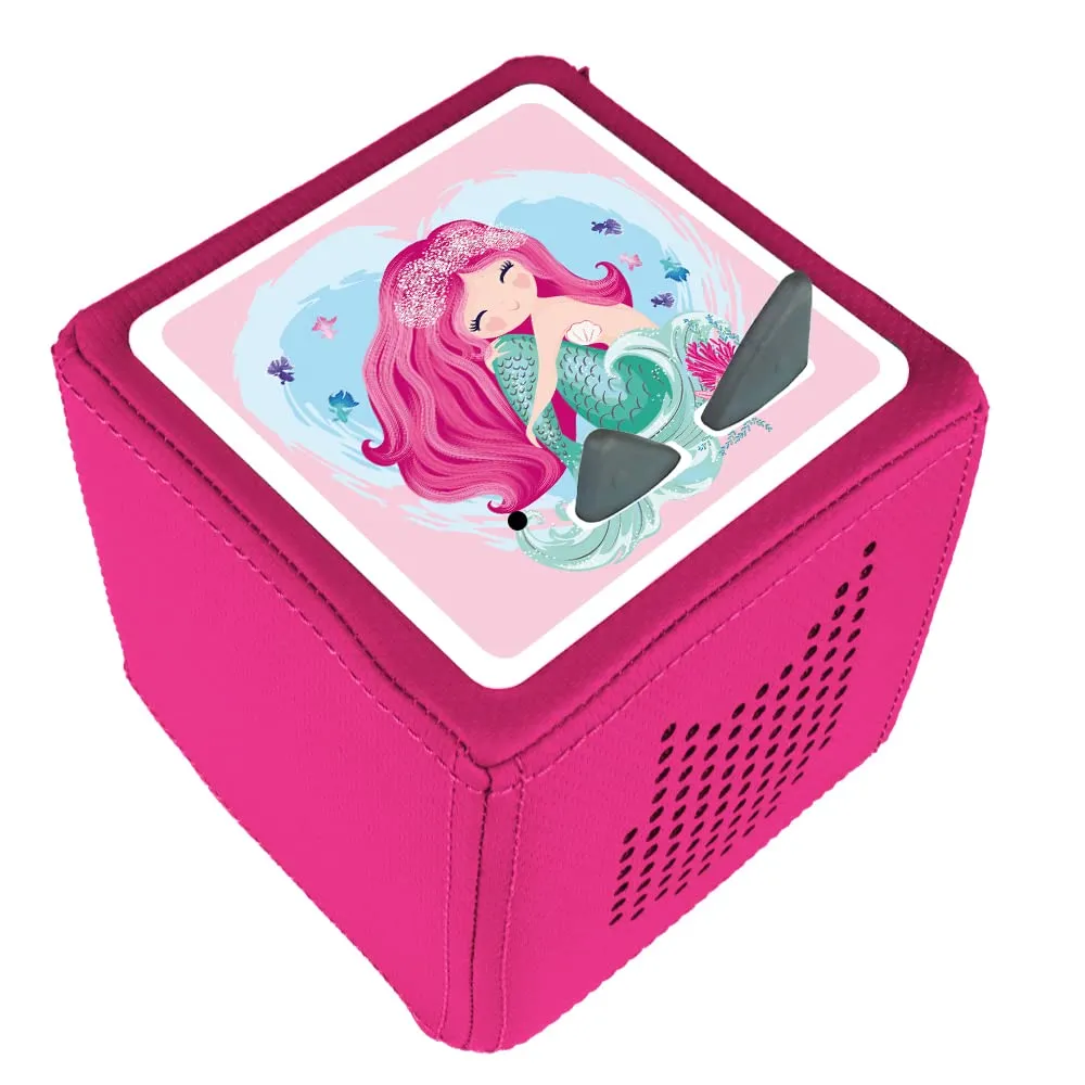 MeinBaby123 Toniebox Schutzfolie Meerjungfrau Herz Sticker
