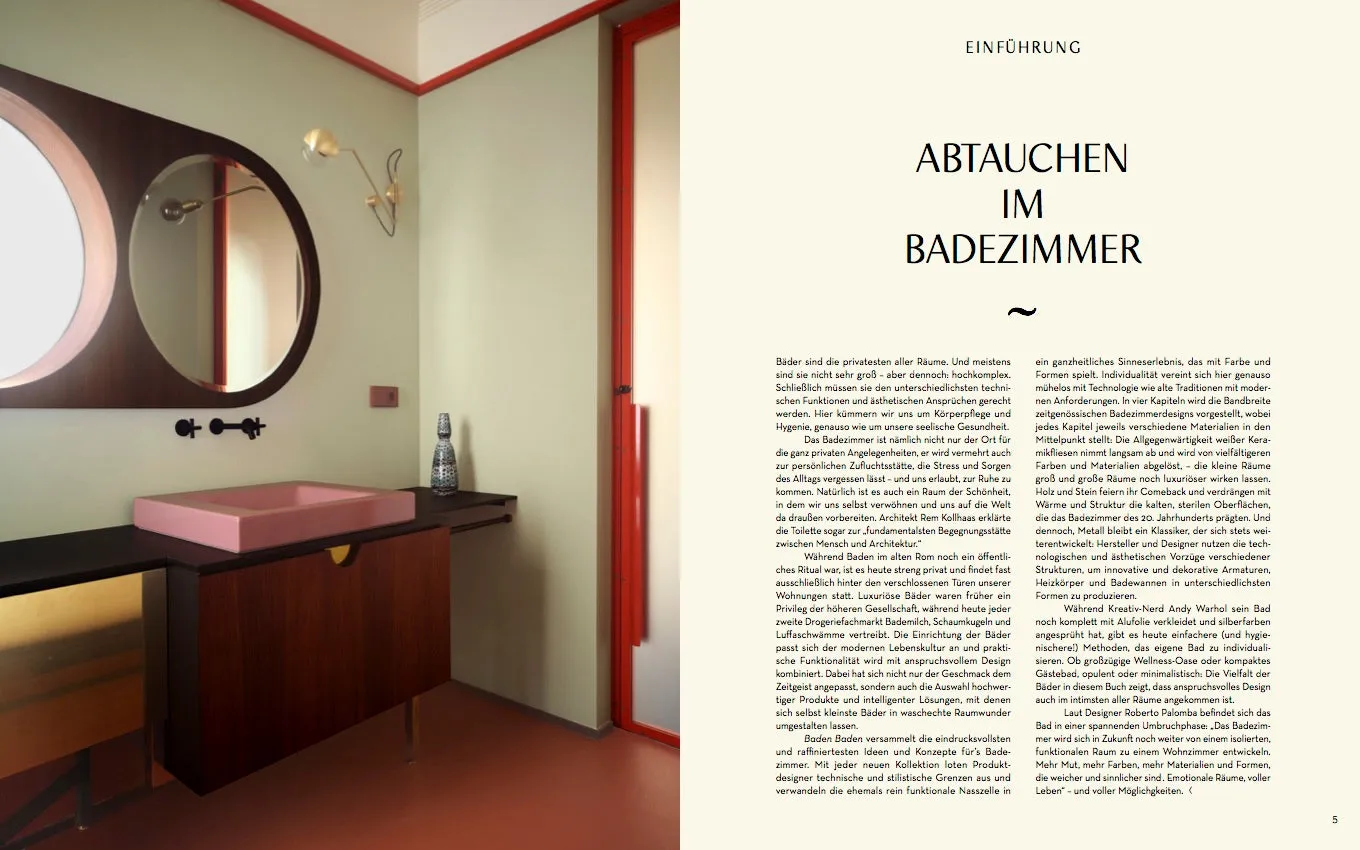 Gestalten Baden Baden Badezimmer Bildband deutsch